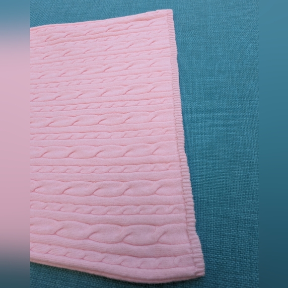 NWT Pink, Soft & Cozy Cable Knit, Wide Leg Charter Club Sugar Rush Pants, Large - Picture 7 of 10